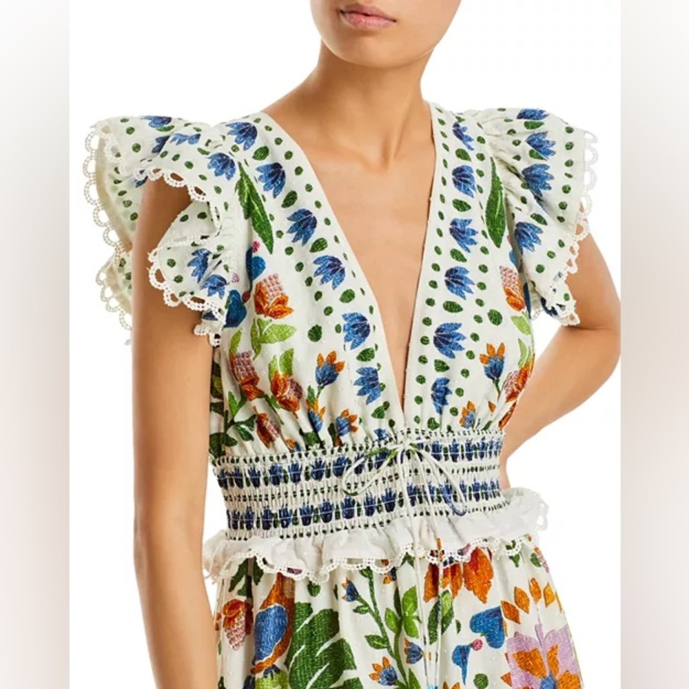 Farm Rio Summer Garden Dress XL - Picture 6 of 15